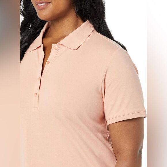 Amazon Essentials Women's Short-Sleeve Polo Shirt. (354) - Picture 5 of 6